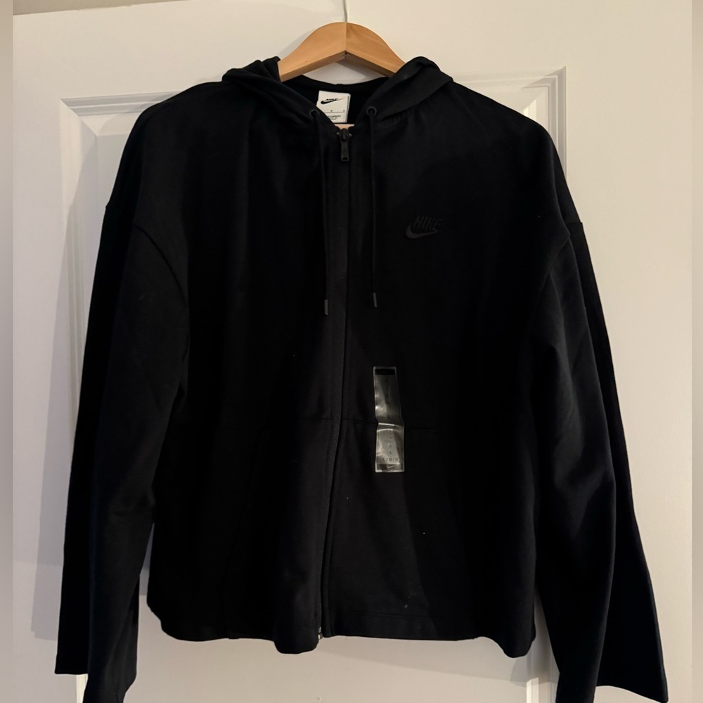 NWT black Nike zip up jacket